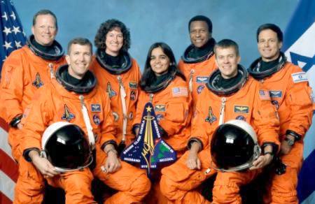 space shuttle columbia disaster. Rest in peace.