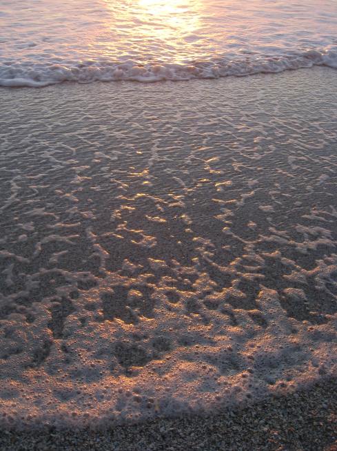 Sea Foam and Golden Sand